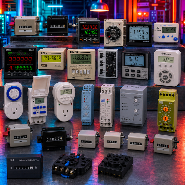 TEMPORIZADORES, CONTADORES Y HOROMETROS