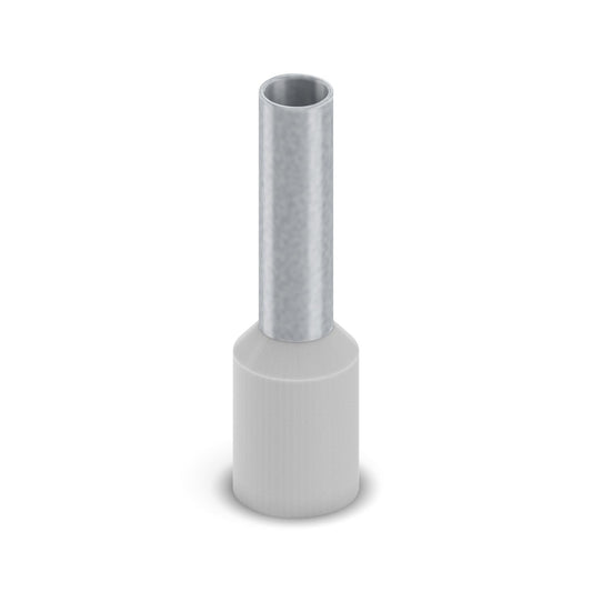 E4010 ANDELI GROUP TERMINAL PUNTERA FERRUL GRIS 4mm2 / 12 AWG BOLSA DE 100 PZAS