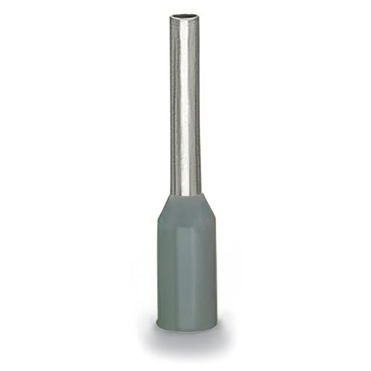 E7508 ANDELI GROUP TERMINAL PUNTERA FERRUL GRIS 0.75mm2 / 20 AWG BOLSA DE 100 PZAS